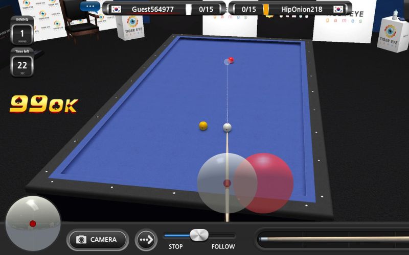 Vài điểm cần lưu ý về vị trí đặt bi khai cuộc khi chơi game bida 3 băng
